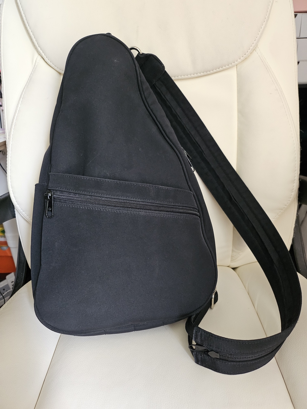 Black Sling Crossbody Convertible Sling To Backpack